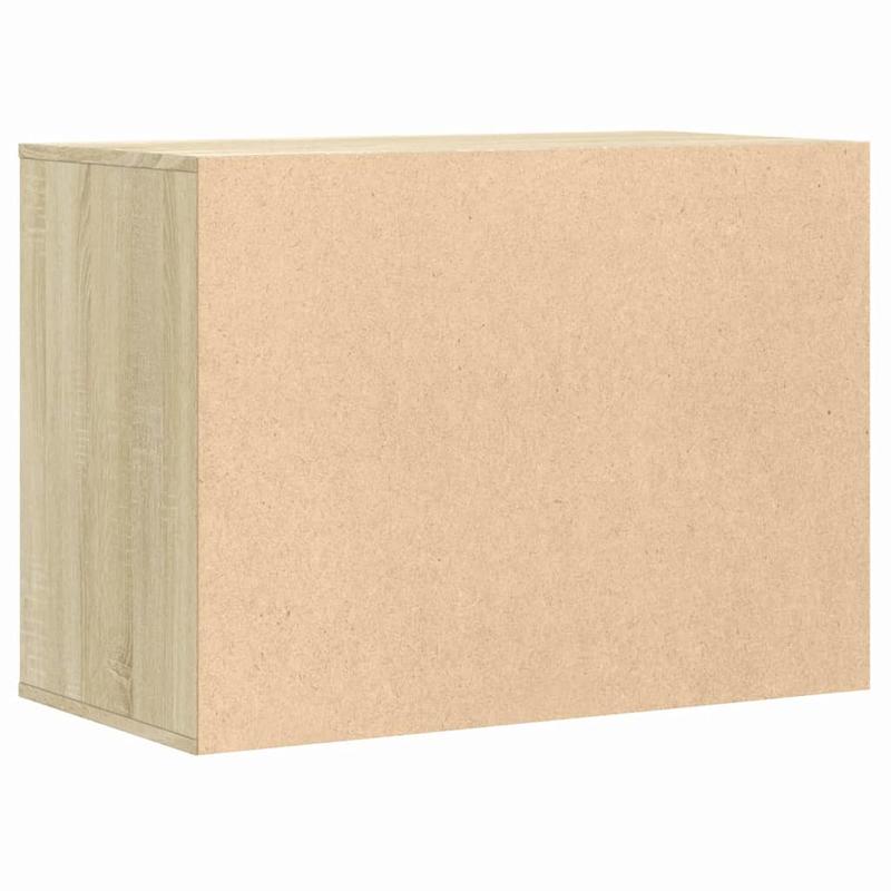 Ladekast – Dressoir – Opbergkast – Kast – Chest Of Drawers – Eikenhout – Slotbare Planken & Softclose Lades – 80x41x58 cm – Eenvoudige Montage