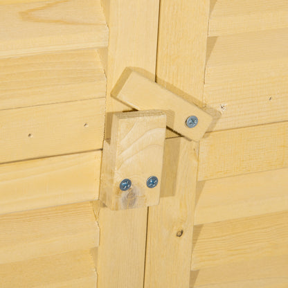Tuinhuisje – Tuinkast – Tuinschuur – Gereedschapsschuur – Buitenberging – Houten Constructie – Weerbestendig Asfaltdak – Ventilerende Dubbele Deuren