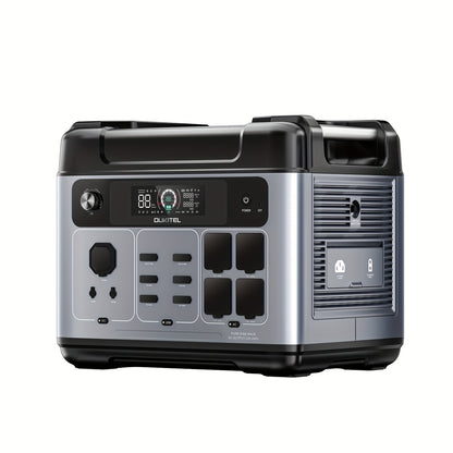 Draagbare Power Station – Powerbank – Generator – Mobiele Accu – Noodstroomvoorziening – 2048Wh LiFePO4 Batterij – 2400W Continu Vermogen & 1 Uur Snel Opladen