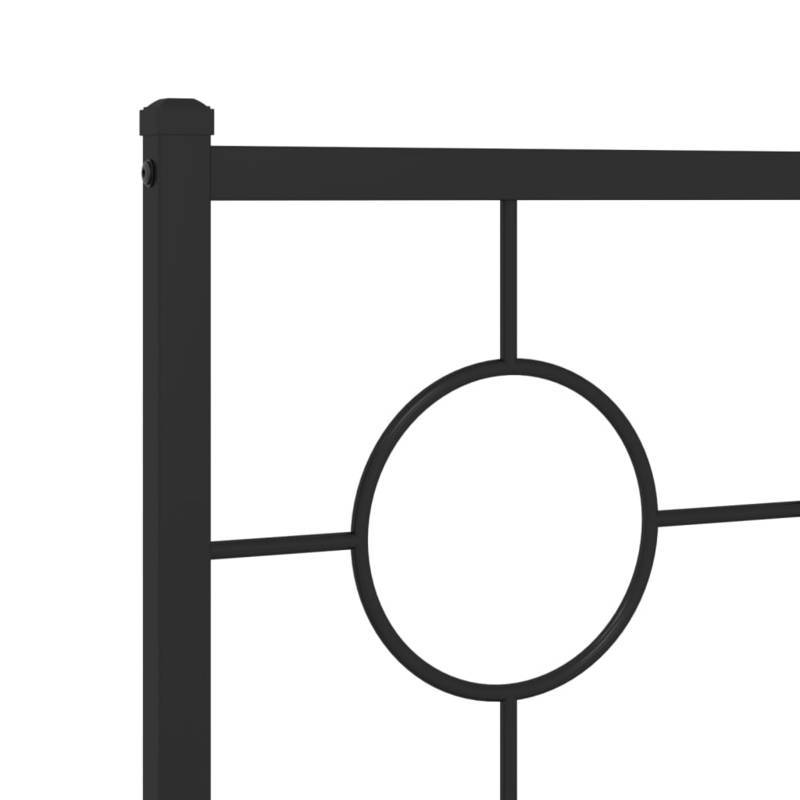 Bedframe Metaal Queen Size – Bedbodem Stalen Frame – Industrieel Bed – Slaapkamer Meubel – Minimalistisch Bed – Stevige Constructie – Zonder Matras