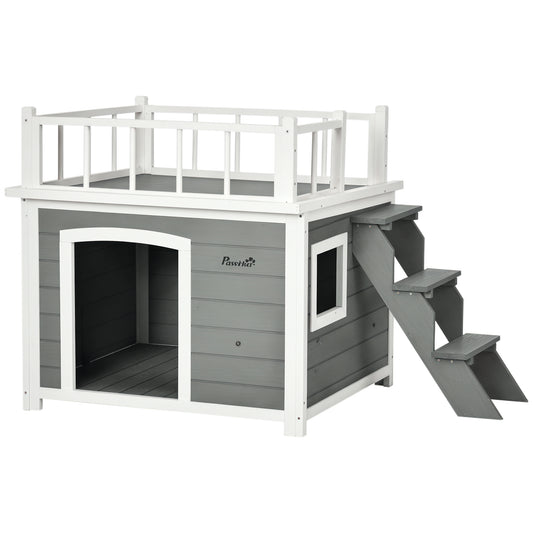2-delige Zitgroep – Opvouwbare Eettafel – Inklapbare Stoelen – Balkonset – Compacte Tuinset – Wit Met Natuurlijke Houttinten – Ruimtebesparend – Stevige Afmetingen 110x70x75 cm