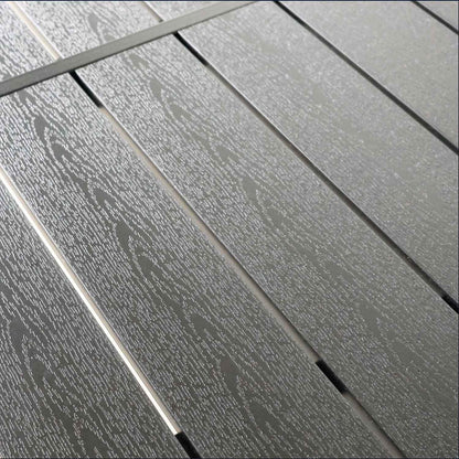 Tuintafel – Buitentafel – Terrastafel – Buiten eettafel – Metaal En Hout – Stevig Gepoedercoat Frame – Ruim 150x90 cm – Weerbestendig Design