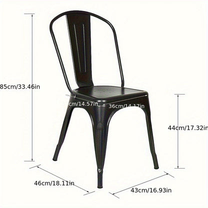 Stapelsstoelen – Stapelbare Stoelen – Metaalstoelen – Zware Stoelen – Evenementenstoelen – Gepoedercoat Staal – Makkelijk Schoon Te Maken