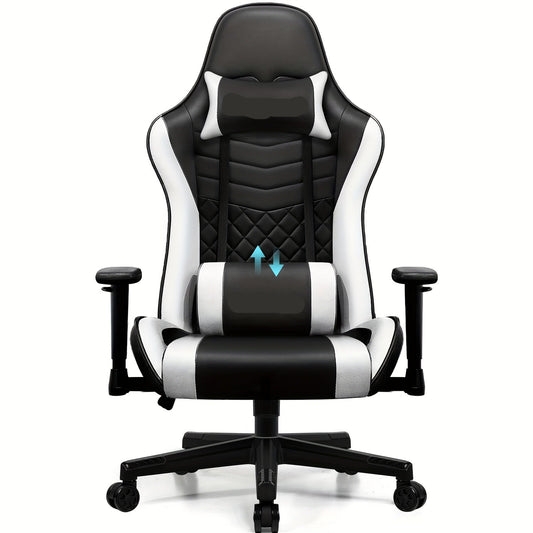 Ergonomische Gamingstoel – Bureaustoel – Gamer Stoel – Werkstoel – Verstelbare Rugleuning – 4D Armleuningen – Memory Foam Kussens