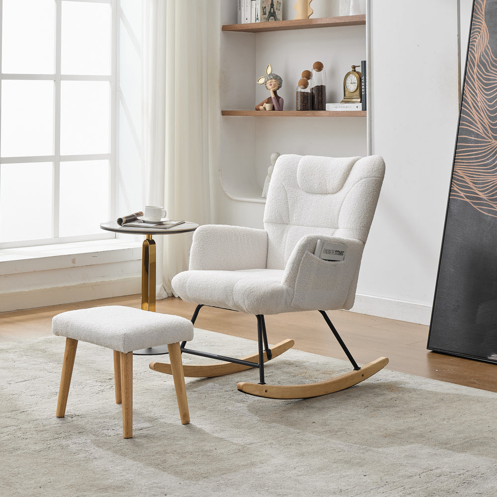 Dressoir – Ladekast – Opbergkast – Buffetkast – Commode – Hoogglans Wit – 6 Lades – Metalen Pootjes – Ruim Opberggedeelte – Stabiele Duurzame Constructie
