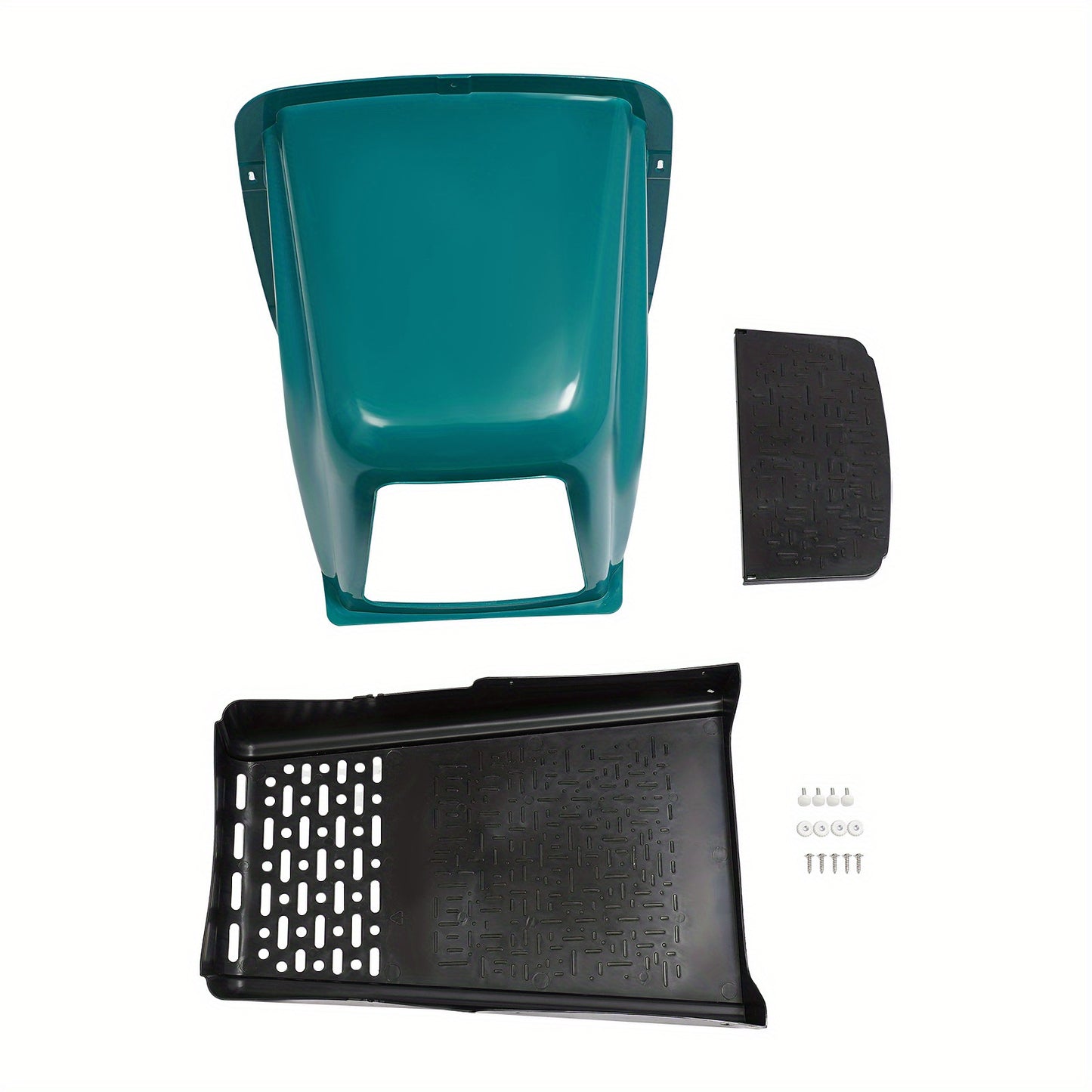 Nestbakken Kip – Kippennest, Legnest, Eibak, Kippenhok Nest – Set Van 5 – Duurzaam kunststof met ventilatie – Eenvoudig schoon te maken – Blauwgroene uitvoering – 2 Compartimenten