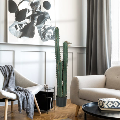 Kunststof Cactus – Nepplant – Sierplant – Kamerplant – Groene Plant – Groot Formaat 120 cm – Realistisch Uitziend