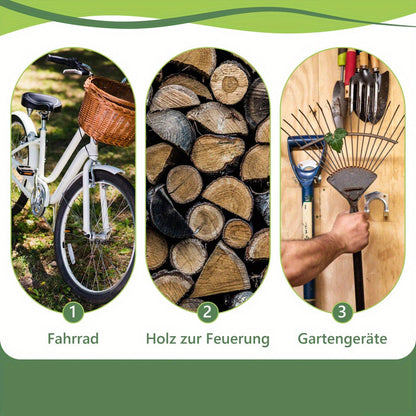 Fietskarage – Fietsenstalling – Bergingstent – Opslagtent – Fietsenberging – Ruime Afmetingen 244x241x217 cm – Stevig Metalen Frame & Waterafstotende Polyester Beschermer