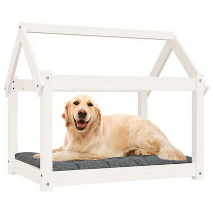 White Dog Bed 81x60x70cm Spacious and Transparent Clean and Beautiful Comfortable and Breathable Sturdy and Durable Versatile for Home Suitable for Small-Medium Dogs, Dog Bed Cosy, Extra Large Dog Beds, Elevated Pet Bed, Heav