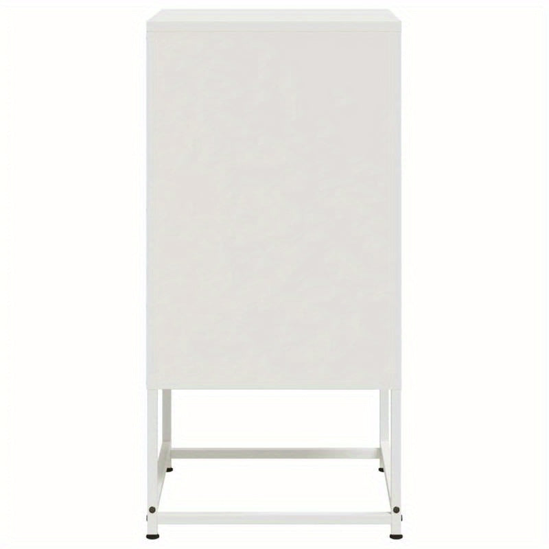 Nightstands 2pcs 36X39X78 Cm Steel White