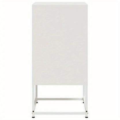 Nightstands 2pcs 36X39X78 Cm Steel White