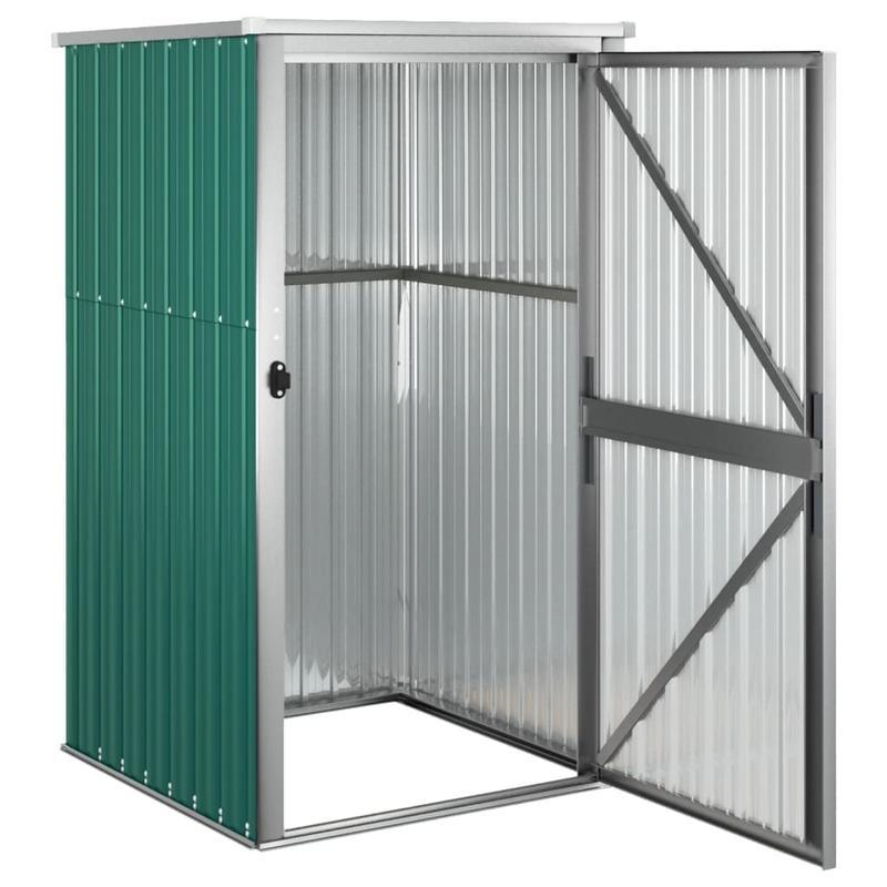 Tuinhuisje – Tuinschuur – Tuinberging – Gereedschapsschuur – Tuinkast – Groen – Duurzaam Gegalvaniseerd Staal – Compact 88x89x161 cm