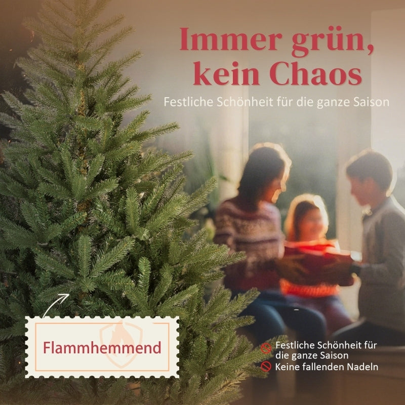 Kunstkerstboom – Nepkerstboom – Sierkerstboom – Kerstspar – Groene Boom – 180 cm Hoog – Brandvertragend Materiaal