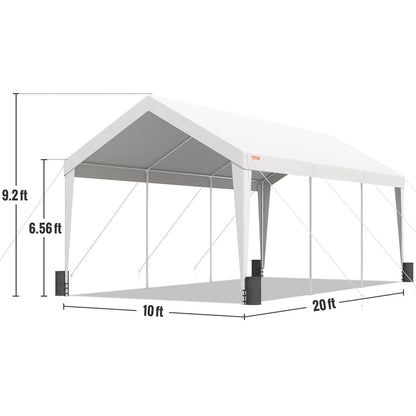 Carport – Overkapping – Garage – Tuinoverkapping – Carporttent – 3x6 Meter – Gegalvaniseerd Staal – Waterdicht en UV-bestendig