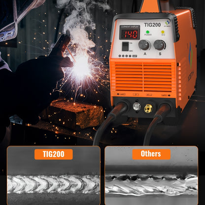 Lasapparaat – Lasmachine – Booglasapparaat – MMA Lasapparaat – TIG Lasapparaat – 200A Vermogen – Instelbare Nazitfunctie