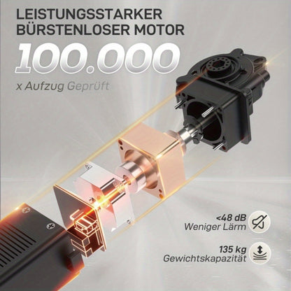 Loungechair – Relaxfauteuil – Verstelbare Fauteuil – Schommelstoel – Tuinstoel – Grijs – Verstelbare Rugleuning – Geruisloze Kantelfunctie