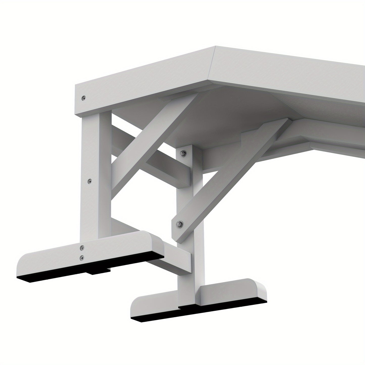 Hondenloopplank – Hondenladder – Huisdiertrap – Hondentrap – Loopplank Voor Honden – Antislip Tapijt – Geschikt Tot 30 kg – Kunststof Met Polyester Fiber – Wit Grijs
