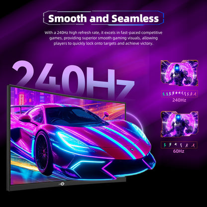 24 inch Curved Gaming Monitor – PC Monitor – Gaming Scherm – Gaming Display – GAMING beeldscherm – 240Hz Verversingssnelheid – 1ms Reactietijd