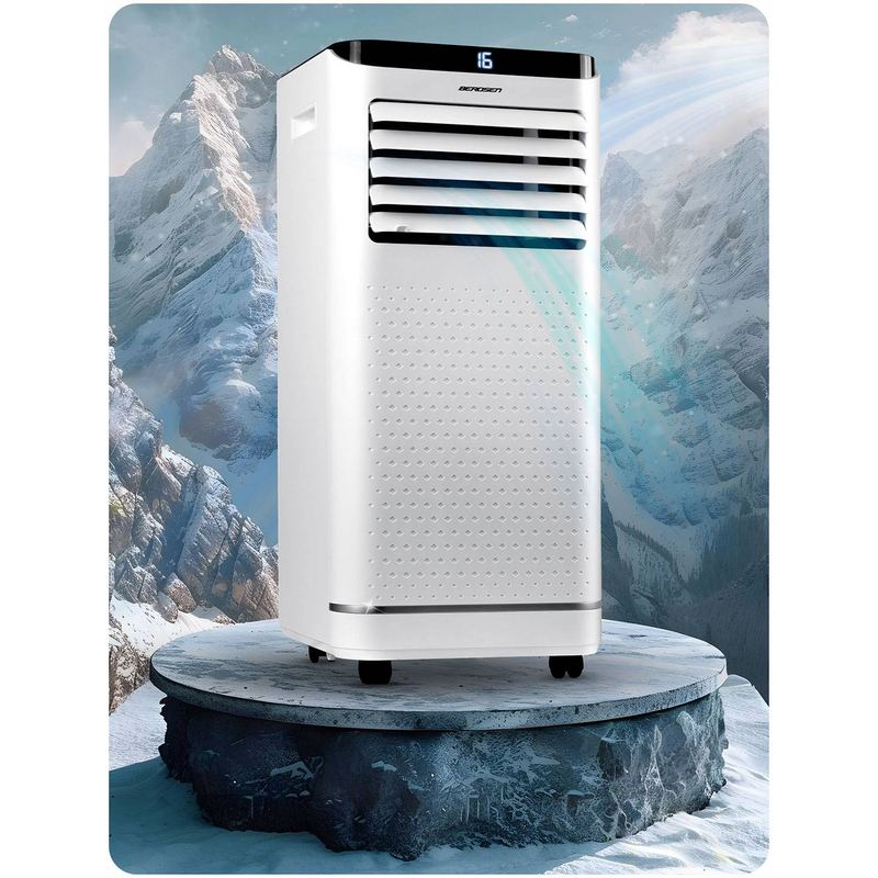 Airconditioner – Mobiele Airco – Airconditioner Compact – Binnen Airco – Mobiele Koeler – 9000 BTU Koelvermogen – Ontvochtigingsfunctie 24L/24u