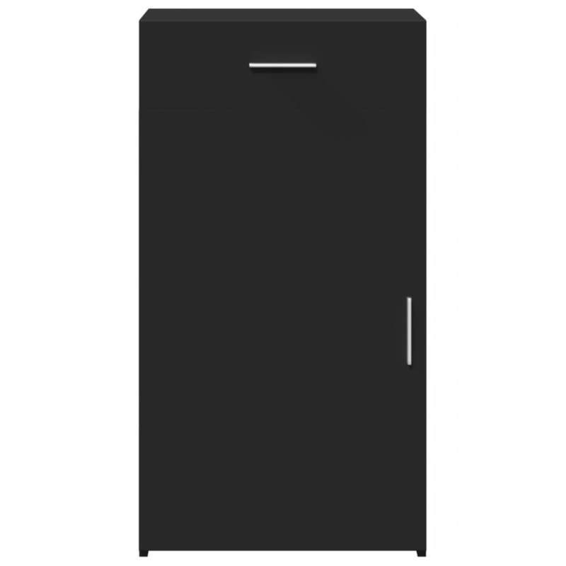 Sideboard 50x42.5x93cm edited wood black Removable storage practical