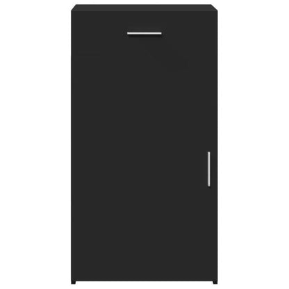Sideboard 50x42.5x93cm edited wood black Removable storage practical