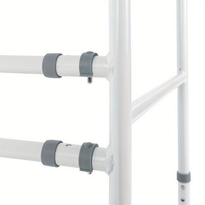 Toiletbeugel – Toiletsteun – Opklapbare Armsteun – Toilethulp – Veiligheidsbeugel – Verstelbaar in Hoogte en Breedte – Stalen Wit Design