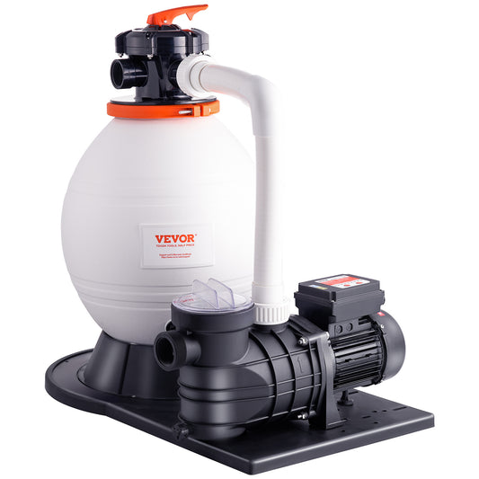 Zandfilterpomp – Zwembadpomp – Filterpomp – Zwembadfiltersysteem – Waterpomp – 850W Vermogen – 18.000 Liter Per Uur Capacity – Wit Variant