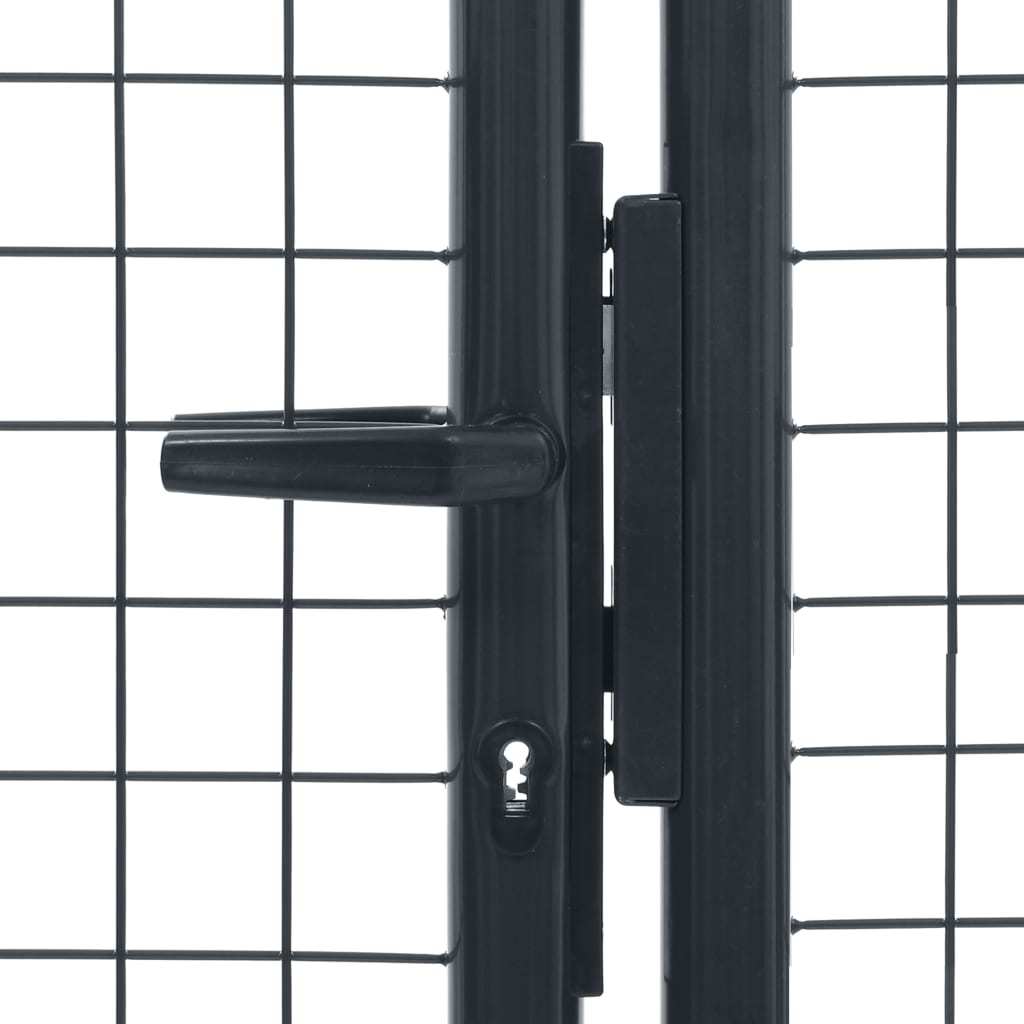 Gashek – Tuinhek – Schutting – Afsluiting – Veiligheidshek – Gegalvaniseerd Staal – 400x150 cm Antraciet