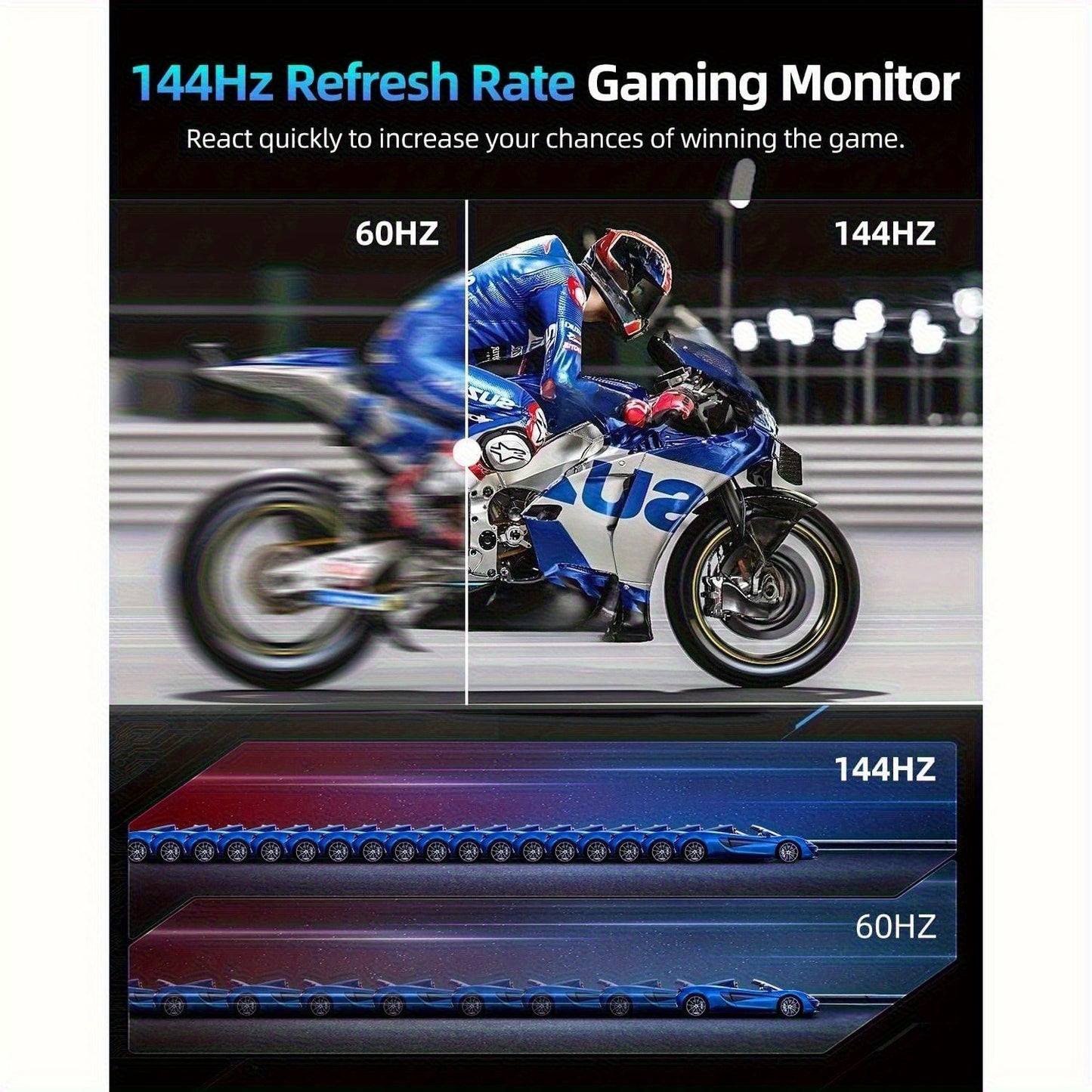 Draagbare Monitor – Portable Scherm – Tweede Scherm – Gaming Monitor – 18 Inch – 2560x1600 QHD – 144Hz Verversingssnelheid – FreeSync HDR – IPS Mat Display