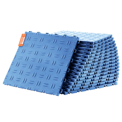 Garagetegels – Garagetegels – Vloertegels – Kliktegels – Vloermatten – Polypropyleen – 50 Stuks – 30x30x1,35 cm – Antislip Double-Side Textuur – Hoog Draagvermogen 2500 kg