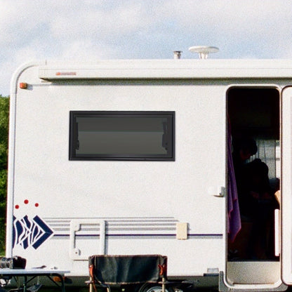 Dakraam Camper – Ventilatieraam Caravan – Dakluik Trailer – Raam Camper – Aluminium Aluminium 700x300 mm – Gehard Glas – Insectenhor – Zonwering – Rechte Hoek