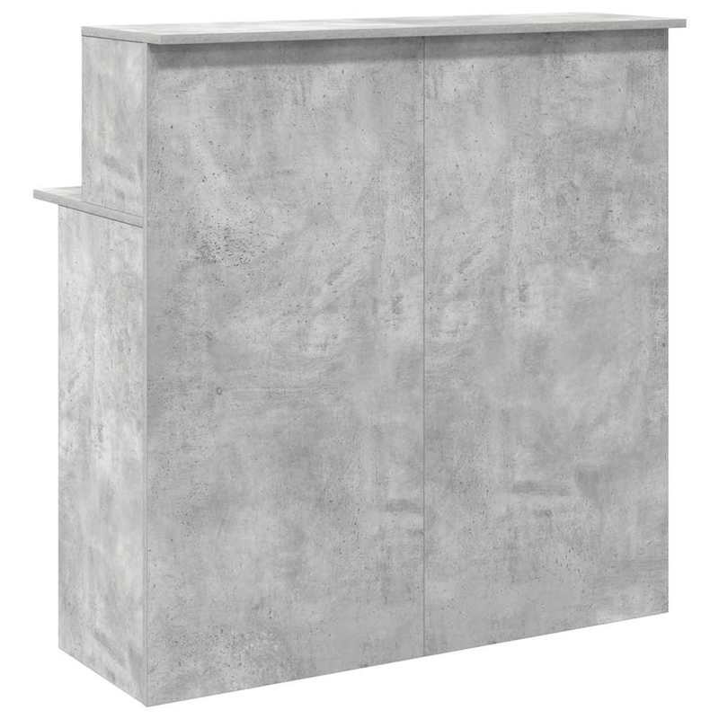 Receptiebalie – Balie – Balie Meubel – Ontvangstbalie – Werkbalie – Beton Grijs – Ruim Werkblad – Duurzaam Hoogwaardig Plaatmateriaal