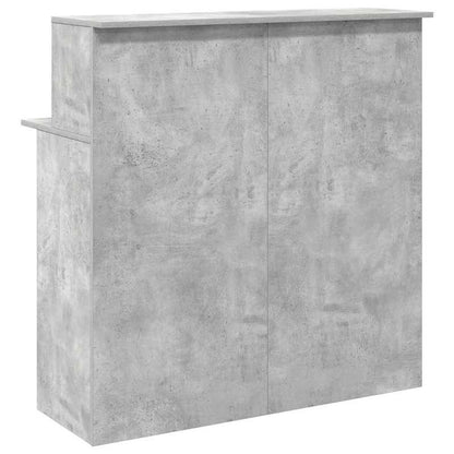 Receptiebalie – Balie – Balie Meubel – Ontvangstbalie – Werkbalie – Beton Grijs – Ruim Werkblad – Duurzaam Hoogwaardig Plaatmateriaal