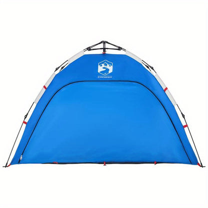 Tent – Strandtent – Pop-up Tent – Koepeltent – Kampeertent – Lichtgewicht Polyester – Snel Opzetten – Blauw – 2 Persoons