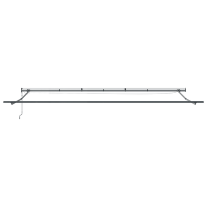 Zonnescherm – Zonwering – Terrasluifel – Balkonzonwering – Buitenluifel – Automatisch Oprolbaar – Rood-Wit Gestreept Polyester 600x300 cm