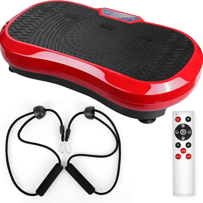Trilplaat – Vibratieplaat – Vibratietrainer – Fitnessplaat – Powerplate – 120 Intensiteitsniveaus – 10 Trainingsprogramma’s – Stil Geluid – Afstandsbediening – 180 kg Draagvermogen