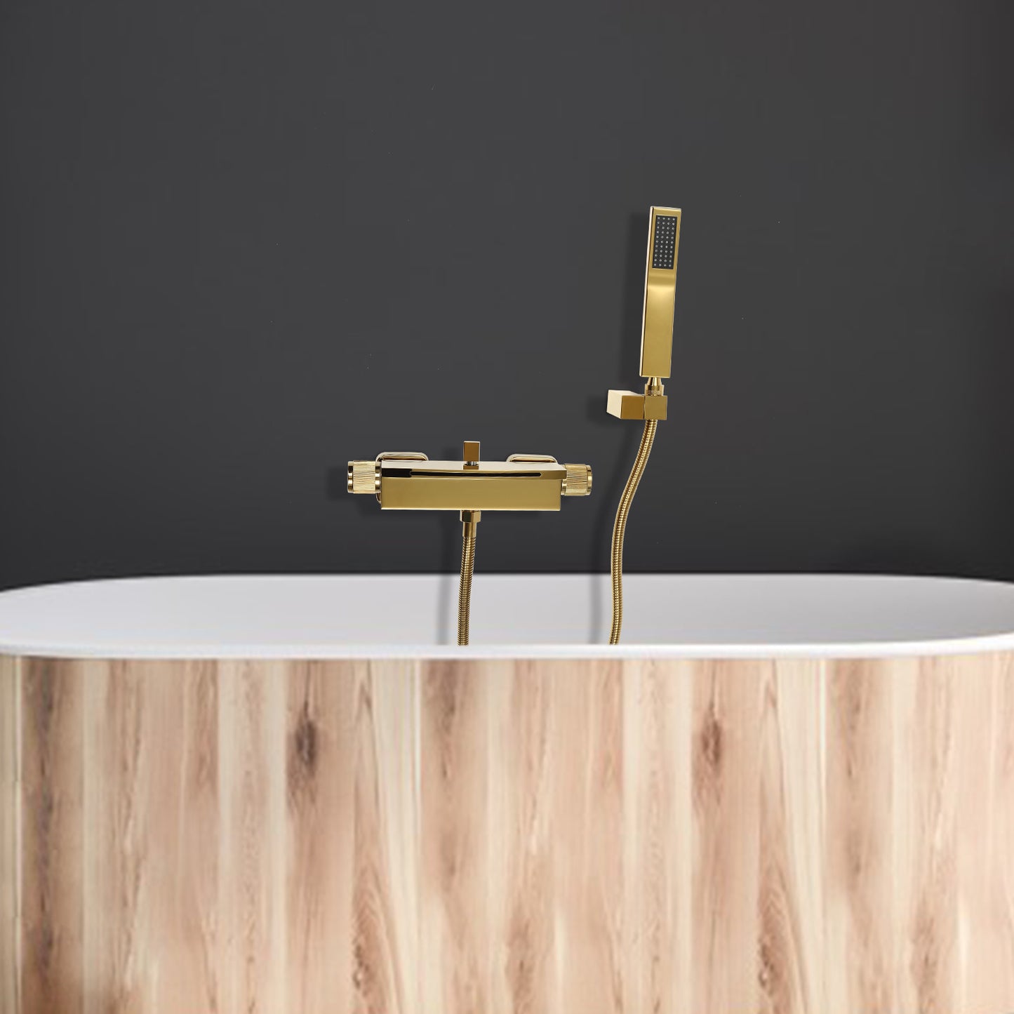Sturdy and Durable Comfortable Shower Convenient to Use Rubber Ring Handheld Shower Holder Bathtub Faucet