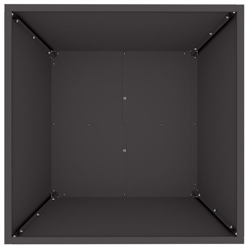 Buitenhaard – Vuurkorf – Tuinhaard – Terrashaard – Vuurplaats – Zwart – Hoogwaardig Metaal – Eenvoudige Montage – Afmeting 50x50x95 cm