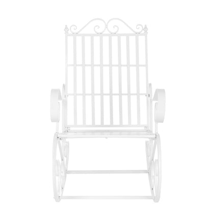Schommelstoel – Schommelstoel Babykamer – Relaxstoel – Fauteuil – Voedingsstoel – Met Stevig Metaal Frame – Weerbestendig & Comfortabel 92x59x90 cm