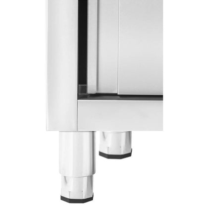 Enkele Gastronomische Spoelbak – Spoelunit – Keukenkast – Spoeltafel – Spoelmeubel – RVS Spoelbak Met Kast – Grote Inhoud 50x40x24 cm – Verstelbare Poten 20 mm