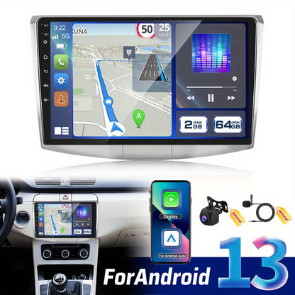 Car Radio – Autoradio – Multimedia Speler – Navigatiesysteem – Touchscreen – Voor Volkswagen Magotan/CC 2010-2014 & Passat B6/B7 2010-2015 – 10 Inch HD 2.5D Touchscreen – Draadloze CarPlay & Android Auto Met Camera En Microfoon