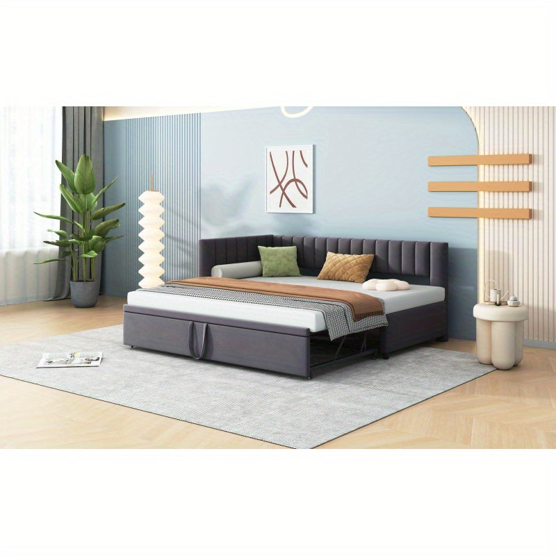 Slaapbank – Bedbank – Logeerbed – Sofa – Bedbank – Ruimtebesparend Design – Luxe Velvet 180x200 cm