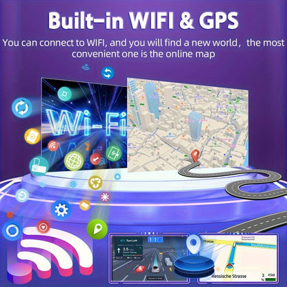 Autoplayer MP5 – Autoradio – Carplayer – Multimedia Speler – Touchscreen – 9 Inch HD Scherm – Draadloos CarPlay & Android Auto – GPS Navigatie & Bluetooth