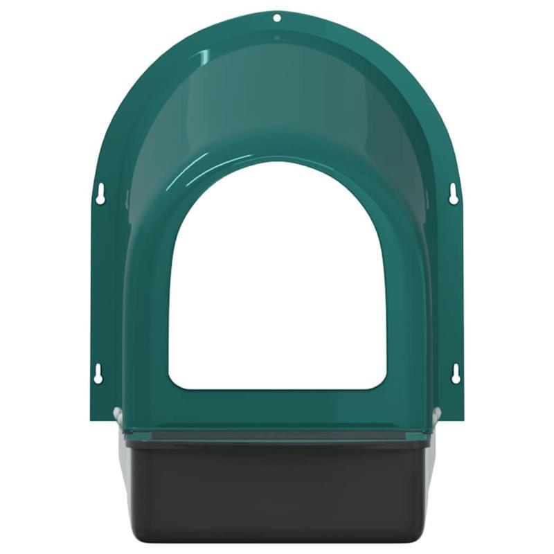 Easy to assemble Chicken Niches 4pcs Wall Mounting Dark Green ventilated weather resistant small animal fence and cage