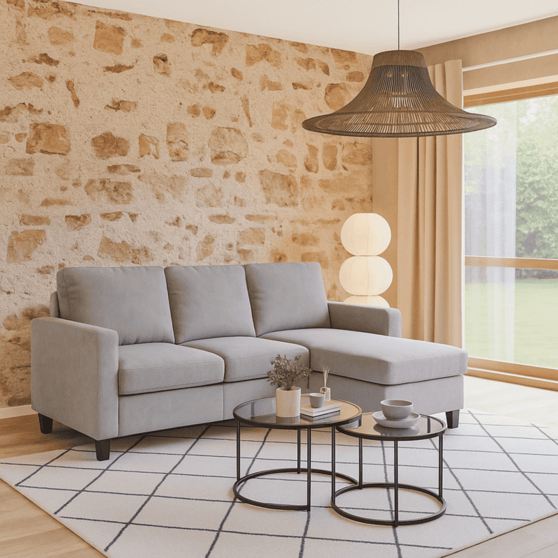 Bijzettafels – Salontafels – Sidetables – Nachtkastjes – Banktafels – Set van 2 Ronde Tafels – Geharde Glazen Tafelbladen – Zwart Carbonstaal Frame