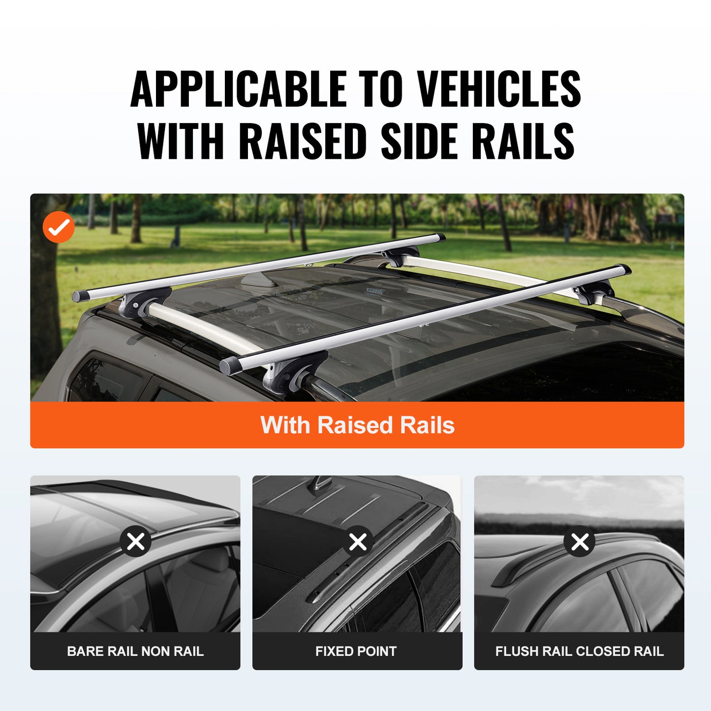 Dakdrager – Dakrek – Dakrail Drager – Bagagedrager – Auto Dakdrager – Aluminium 120 cm – 90 kg Draagvermogen