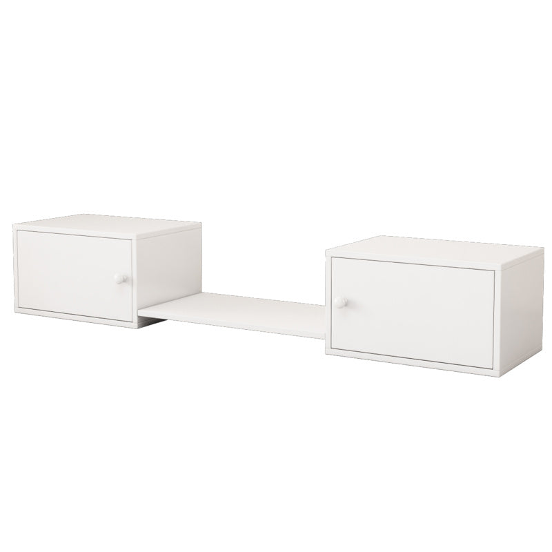 Schoenenkast – Schoenopberger – Schoenbank – Schoenmeubel – Zitbank – Wit – Massief Hout & MDF – Compact 189x40x34,5 cm