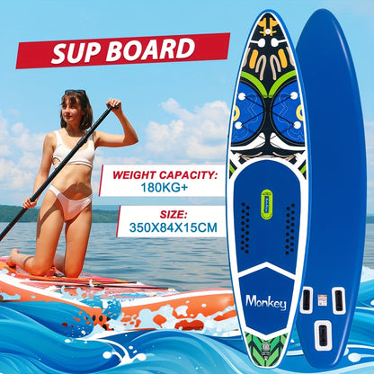 Paddleboard – SUP Board – Stand Up Paddle – Inflatable Paddleboard – Watersportboard – Indigo Sea Slider – Lichtgewicht PVC – Stabiel en Duurzaam