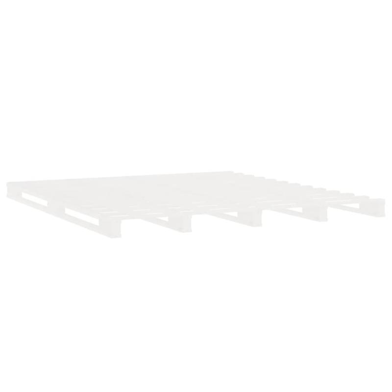 Bedframe – Ledikant – Slaapkamerset – Houten Bed – Grenen Bed – Massief Grenenhout – Wit – 180x200 cm – Stevig & Duurzaam