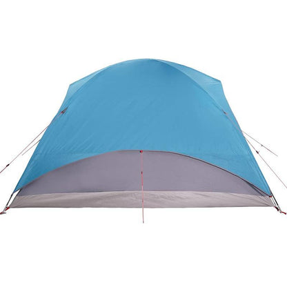 Speeltent – Kindertent – Speelhuisje – Kampeertent – Familietent – Voor 6 Personen – Waterafstotend Polyester – Stevige Glasvezelstokken – Blauw